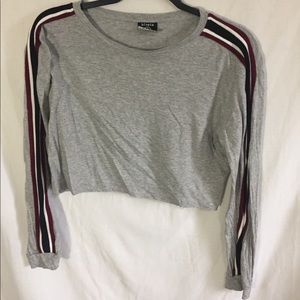 Crop Top Long Sleeve Top